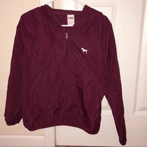 Victoria secret maroon raincoat